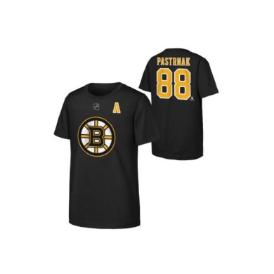 NHL, tričko, FLAT, ALT.CAPTAINS, N&N, SS, TEE, David, PASTRNAK, BOSTON, BRUINS, JR, detské